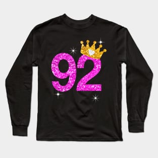 92Nd Princess Crown Long Sleeve T-Shirt